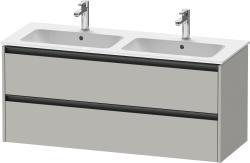 Duravit Ketho.2 Asma dolap ünitesi 1280 mm Beton Gri Mat Dekor K25266007070000
