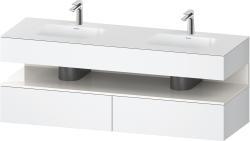 Duravit Studio F. A. Porsche Collection Ankastre lavabo tezgahlı dolap ünitesi ile birlikte 1600 mm Beyaz Mat QA4797022180010