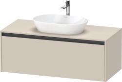 Duravit Ketho.2 Asma dolap ünitesi 1200 mm Taupe Süper Mat K24887083830000
