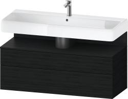 Duravit Studio F. A. Porsche Collection Asma dolap ünitesi 1190 mm Siyah Meşe QA4396016160000