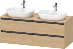 Duravit Ketho.2 Asma dolap ünitesi 1400 mm Doğal Meşe K24898B30300000