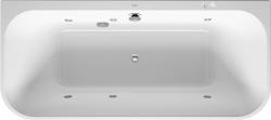 Duravit Happy D.2 Duvara tam dayalı masajlı küvet 1800 mm Beyaz (Alpin) 760318000JS1000