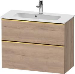 Duravit D-Neo Asma dolap ünitesi 810 mm Marbeled Oak DE4369034550000