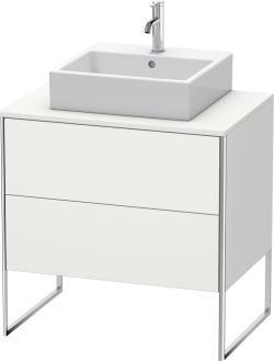 Duravit XSquare Yerden dolap ünitesi için tezgah 800 mm İskandinav Beyazı Saten Mat Lake