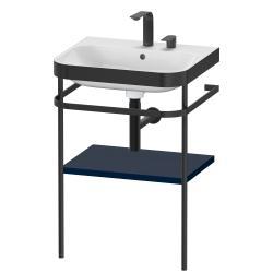 Duravit Happy D.2 c-bonded Metal lavabo konsolu 575 mm Gece Mavisi Saten Mat Lake HP4735E9898