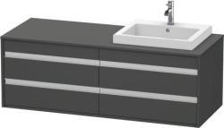 Duravit Ketho Asma dolap ünitesi 1400 mm Grafit Mat KT6757R4949