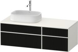 Duravit Zencha Asma dolap ünitesi 1300 mm Siyah Çizgi Yapısı ZE4826063840000