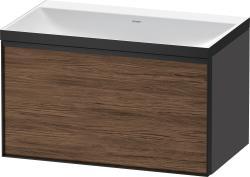 Duravit Vitrium c-bonded Asma dolap 800 mm Koyu Ceviz Dekor VT4286N2149000G
