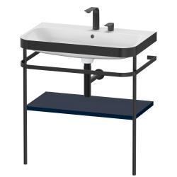 Duravit Happy D.2 c-bonded Metal lavabo konsolu 775 mm Gece Mavisi Saten Mat Lake HP4737E9898