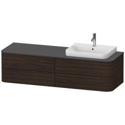 Duravit Happy D.2 Asma dolap ünitesi 1600 mm Fırçalanmış Ceviz HP4973R69690010