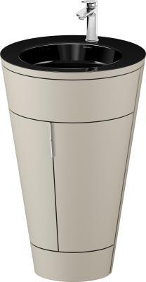 Duravit Starck 1 c-bonded yerden dolap 560 mm Taupe Saten Mat Lake S19515O10600000