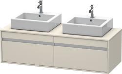 Duravit Ketho Asma dolap ünitesi 1400 mm Taupe Dekoru KT6697B9191
