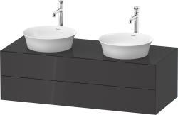 Duravit White Tulip Asma dolap ünitesi 1300 mm Grafit Parlak WT4988BH1H10010