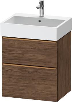 Duravit D-Neo Asma dolap ünitesi 584 mm Koyu Ceviz Dekor DE4371004210000