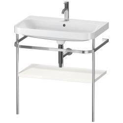 Duravit Happy D.2 c-shape Metal lavabo konsolu 775 mm Beyaz (parlak) HP4837O2222