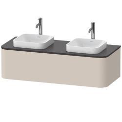 Duravit Happy D.2 Asma dolap ünitesi 1300 mm Taupe Süper Mat HP4943B8383