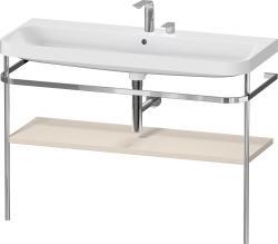 Duravit Happy D.2 c-shape Metal lavabo konsolu 1175 mm Taupe Süper Mat HP4839E83830000