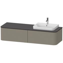 Duravit Happy D.2 Asma dolap ünitesi 1600 mm Taş Grisi Saten Mat Lake HP4944R92920010