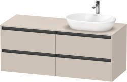 Duravit Ketho.2 Asma dolap ünitesi 1400 mm Taupe Dekoru K24898R91910000