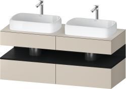 Duravit Studio F. A. Porsche Collection Asma dolap ünitesi 1400 mm Taupe Süper Mat QA4767016830000