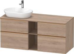 Duravit D-Neo Asma dolap ünitesi 1400 mm Marbeled Oak DE4970L04550000