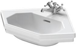 Duravit 1930 Serisi Köşe küçük lavabo 595 mm Beyaz (Alpin)