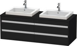 Duravit Ketho Asma dolap ünitesi 1400 mm Siyah Meşe KT6757B1616
