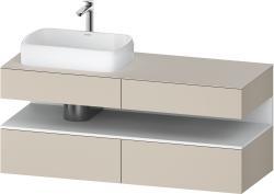 Duravit Studio F. A. Porsche Collection Asma dolap ünitesi 1400 mm Taupe Süper Mat QA4765018830010