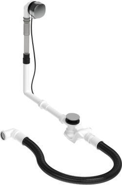 Duravit Universal Temiz su girişli sifon 450 mm Krom 792219000001000