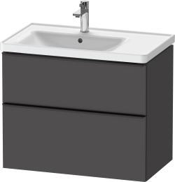 Duravit D-Neo Asma dolap ünitesi 784 mm Grafit Mat DE43570BD490000