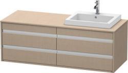 Duravit Ketho Asma dolap ünitesi 1400 mm Keten Dekor KT6757R7575