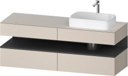 Duravit Studio F. A. Porsche Collection Asma dolap ünitesi 1600 mm Taupe Dekoru QA4778049910000