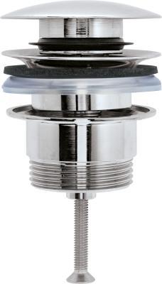 Duravit Universal Push-open sifon 64 mm Fırçalanmış Paslanmaz Çelik