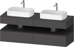 Duravit Studio F. A. Porsche Collection Asma dolap ünitesi 1600 mm Grafit Mat QA4779080490010