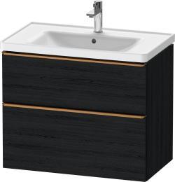 Duravit D-Neo Asma dolap ünitesi 784 mm Siyah Meşe DE4355004160000