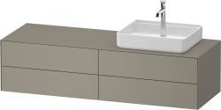 Duravit White Tulip Asma dolap ünitesi 1600 mm Taş Grisi Saten Mat Lake WT4867R92920010