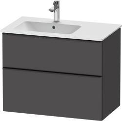 Duravit D-Neo Asma dolap ünitesi 810 mm Grafit Mat DE43660BD490000