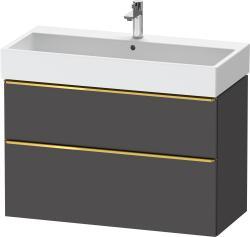 Duravit D-Neo Asma dolap ünitesi 984 mm Grafit Mat DE4374034490000