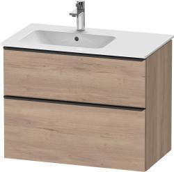 Duravit D-Neo Asma dolap ünitesi 810 mm Marbeled Oak DE43660BD550000