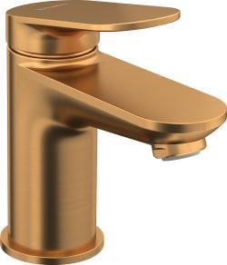 Duravit Wave Tek kollu lavabo bataryası S 52 mm Fırçalanmış Bronz WA1010002004