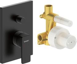 Duravit Manhattan Ankastre duş bataryası 125 mm Siyah Mat