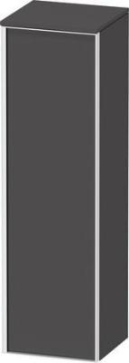 Duravit Vitrium Kısa dolap Grafit Mat Kapı menteşesi: Sağ, Grafit Mat Dekor, Kulp Beyaz Alüminyum VT1356R4949001W