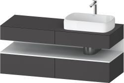 Duravit Studio F. A. Porsche Collection Asma dolap ünitesi 1400 mm Grafit Mat QA4766018490010