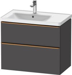 Duravit D-Neo Asma dolap ünitesi 784 mm Grafit Mat DE4357004490000