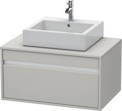 Duravit Ketho Asma dolap ünitesi 800 mm Beton Gri Mat Dekor KT669400707