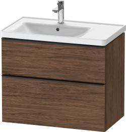 Duravit D-Neo Asma dolap ünitesi 784 mm Koyu Ceviz Dekor DE43570BD210000