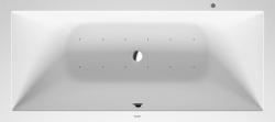 Duravit DuraSquare Ankastre Jakuzi Küvet 1800 mm Beyaz Saten Mat
