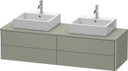 Duravit XSquare Asma dolap ünitesi 1600 mm Taş Grisi Saten Mat Lake XS4917B9292