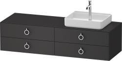 Duravit White Tulip Asma dolap ünitesi 1600 mm Grafit Saten Mat WT4995R58580010