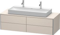 Duravit XSquare Asma dolap ünitesi 1400 mm Taupe Süper Mat XS4915M8383